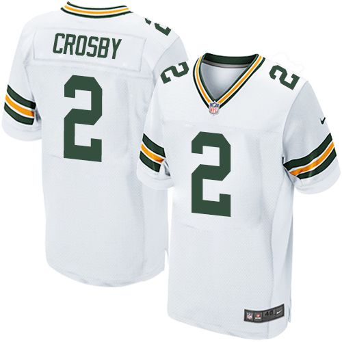 Mason Crosby Green Bay Packers white Elite jersey