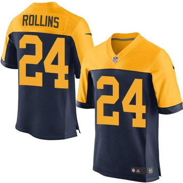 Quinten Rollins Green Bay Packers navy Elite jersey