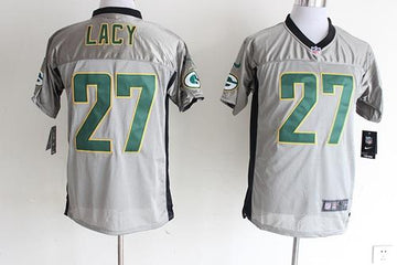 Eddie Lacy Green Bay Packers grey Elite jersey