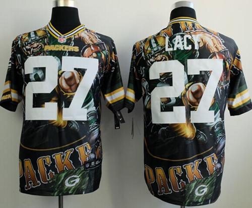Eddie Lacy Team Green Bay Packers Elite jersey