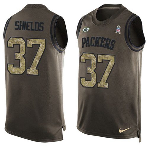 Sam Shields Green Bay Packers green Salute To Service jersey