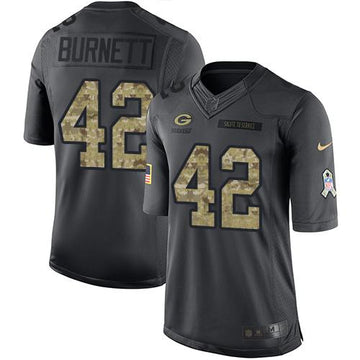 Morgan Burnett Green Bay Packers black Salute To Service jersey