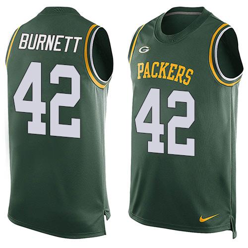 Morgan Burnett Green Bay Packers green jersey