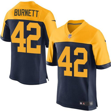 Morgan Burnett Green Bay Packers navy Elite jersey