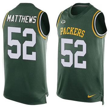 Clay Matthews Green Bay Packers green jersey