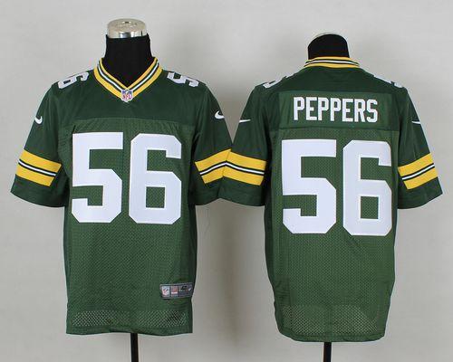 Julius Peppers Green Bay Packers green Elite jersey