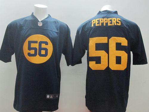 Julius Peppers Green Bay Packers navy Elite jersey