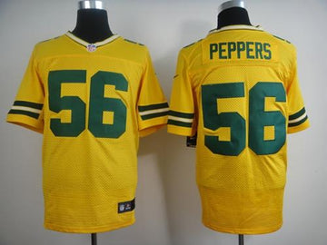 Julius Peppers Green Bay Packers yellow Elite jersey