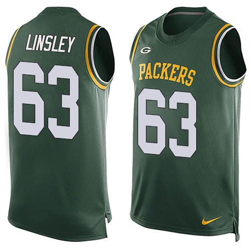 Corey Linsley Green Bay Packers green jersey