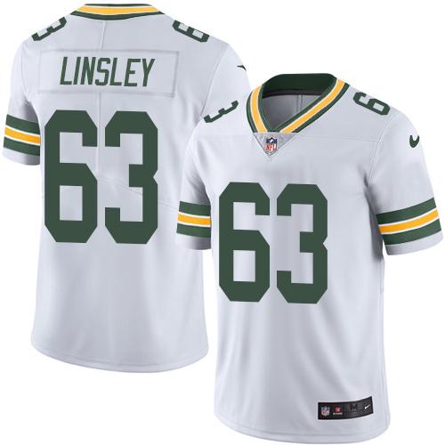 Corey Linsley Green Bay Packers white jersey