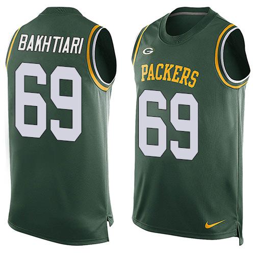 David Bakhtiari Green Bay Packers green jersey