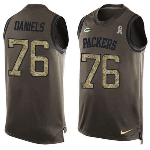 Mike Daniels Green Bay Packers green Salute To Service jersey