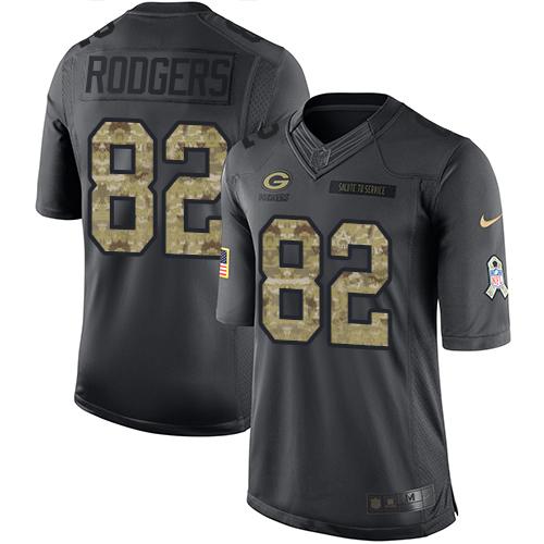 Richard Rodgers Green Bay Packers black Salute To Service jersey
