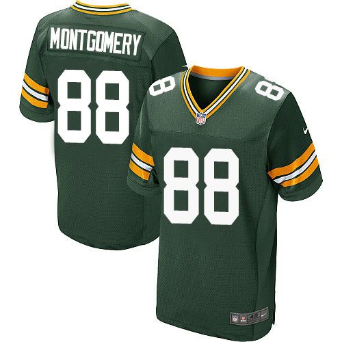 Ty Montgomery Green Bay Packers green Elite jersey