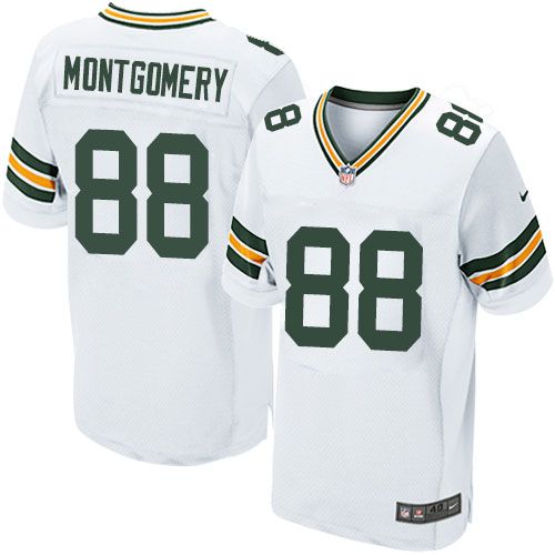 Ty Montgomery Green Bay Packers white Elite jersey