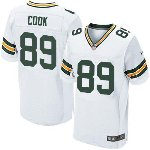 Jared Cook Green Bay Packers white Elite jersey