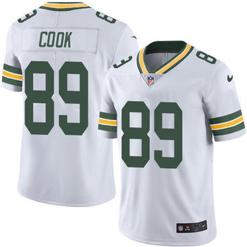 Jared Cook Green Bay Packers white jersey