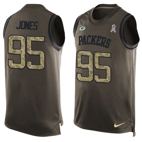 Datone Jones Green Bay Packers green Salute To Service jersey