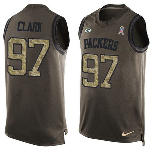 Kenny Clark Green Bay Packers green Salute To Service jersey