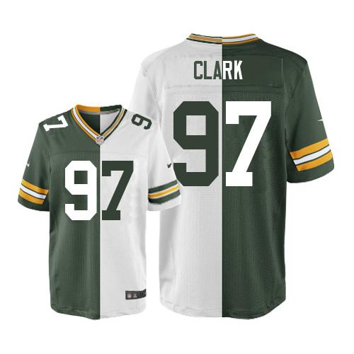 Kenny Clark Green Bay Packers green-white Elite jersey