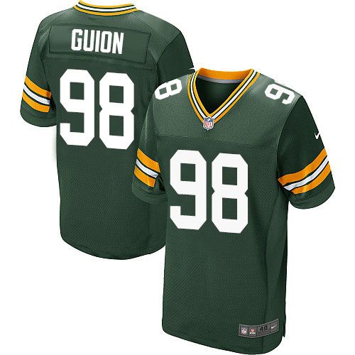 Letroy Guion Green Bay Packers green Elite jersey