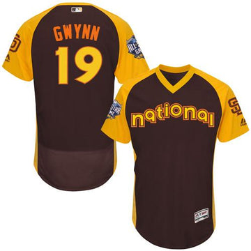 Tony Gwynn San Diego Padres brown All-Star jersey