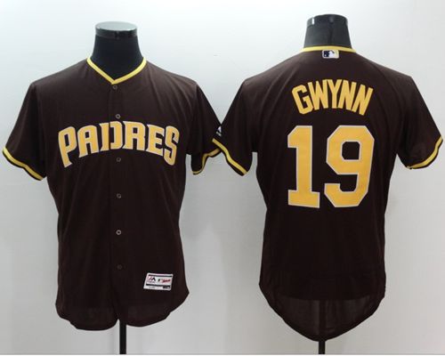 Tony Gwynn San Diego Padres brown Authentic jersey