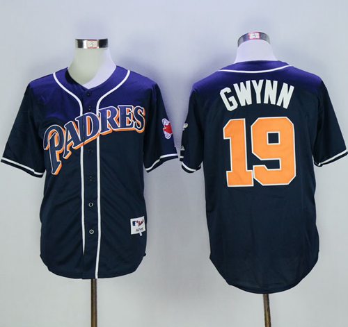 Tony Gwynn San Diego Padres navy jersey