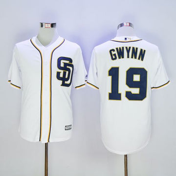 Tony Gwynn San Diego Padres white jersey