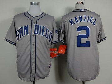 Johnny Manziel San Diego Padres grey jersey