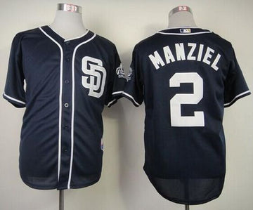 Johnny Manziel San Diego Padres navy jersey