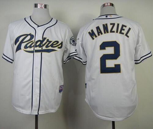 Johnny Manziel San Diego Padres white jersey