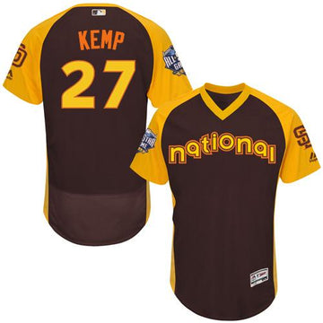 Matt Kemp San Diego Padres brown All-Star jersey