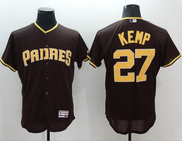 Matt Kemp San Diego Padres brown Authentic jersey