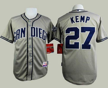 Matt Kemp San Diego Padres grey jersey