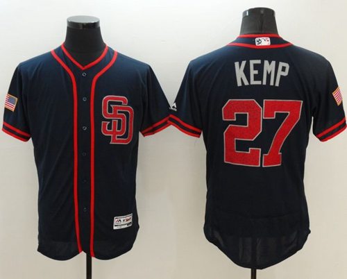Matt Kemp San Diego Padres navy Fashion jersey