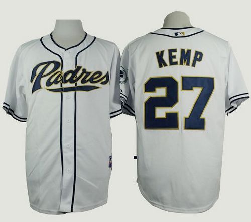 Matt Kemp San Diego Padres white jersey