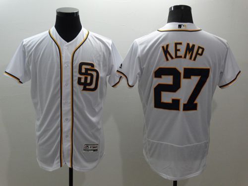 Matt Kemp San Diego Padres white Authentic jersey