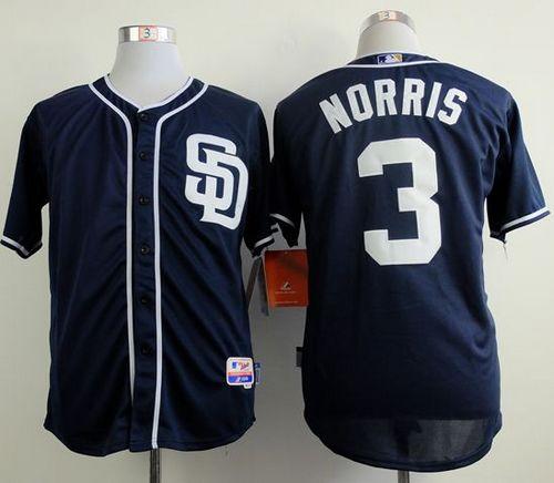 Derek Norris San Diego Padres navy jersey