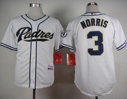 Derek Norris San Diego Padres white jersey