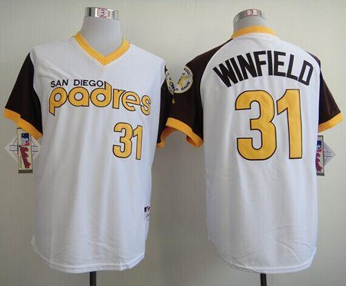 Dave Winfield San Diego Padres white jersey