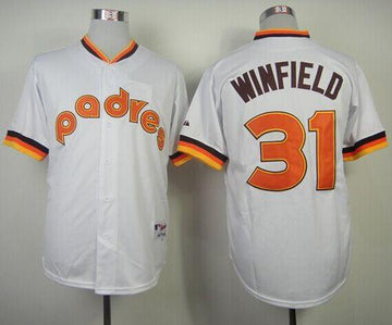Dave Winfield San Diego Padres white jersey