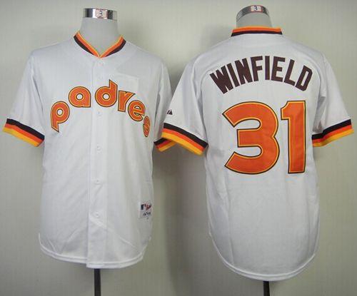 Dave Winfield San Diego Padres white jersey