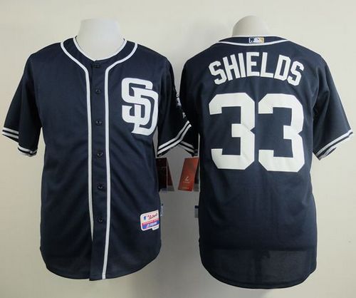 James Shields San Diego Padres blue Alternate jersey