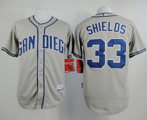 James Shields San Diego Padres grey jersey