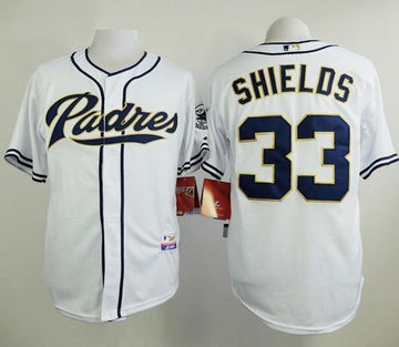 James Shields San Diego Padres white jersey
