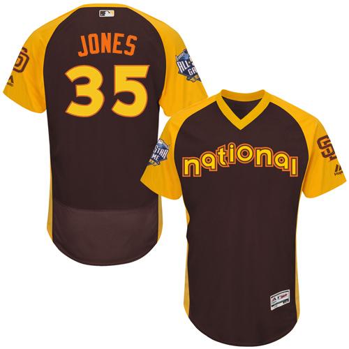 Randy Jones San Diego Padres brown All-Star jersey