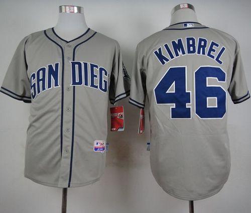 Craig Kimbrel Coffee San Diego Padres grey jersey