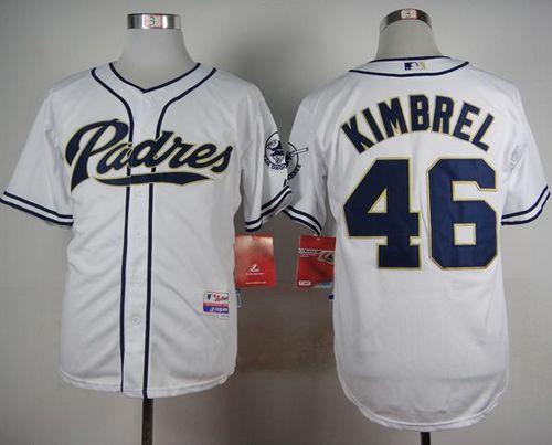 Craig Kimbrel San Diego Padres white jersey