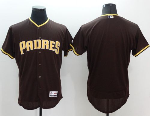 Custom San Diego Padres brown Authentic jersey